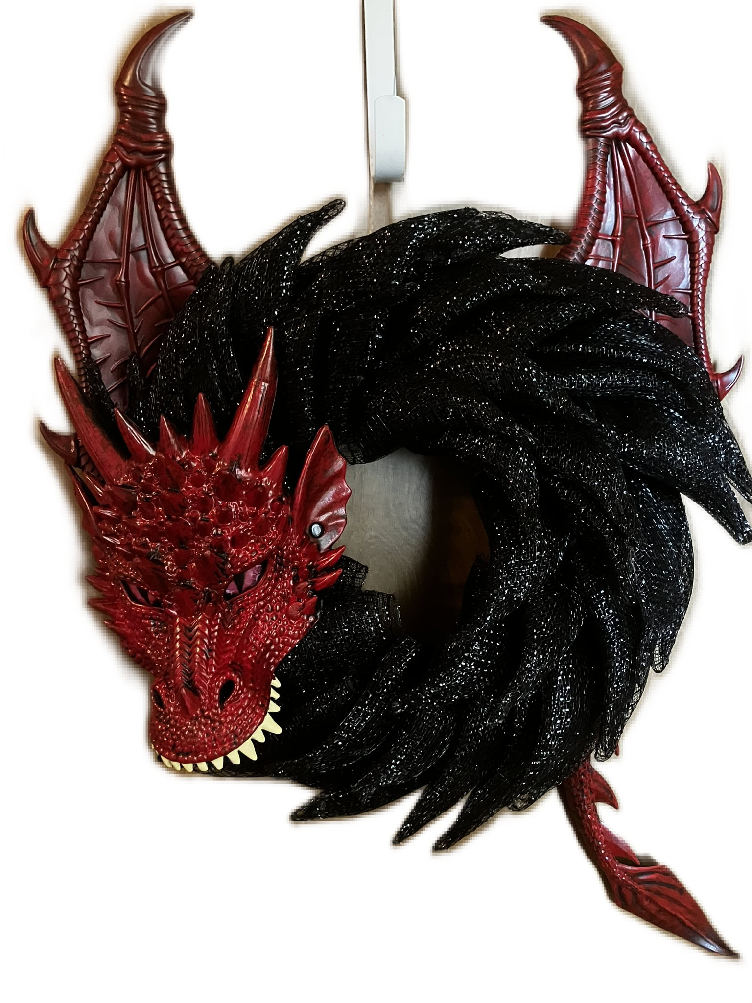 Black and Red Dragon